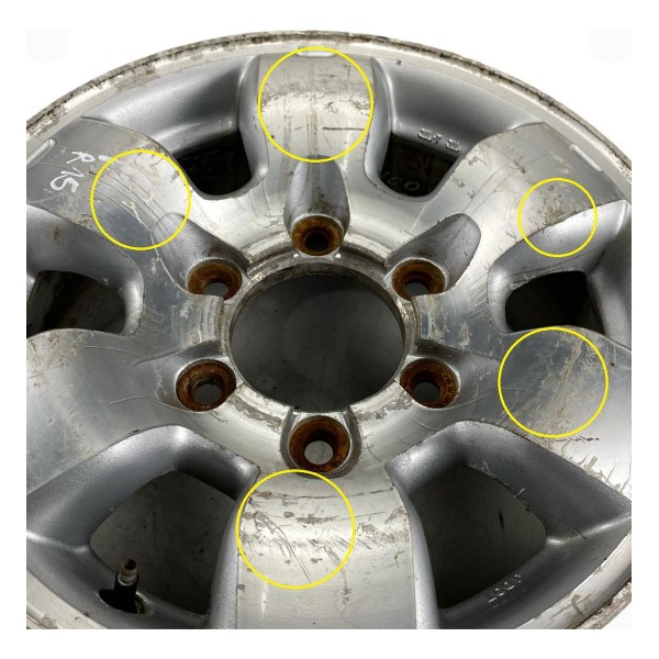 Roda Aro 15 Nissan Frontier 1999 E 2001 Furação 6x139,7mm