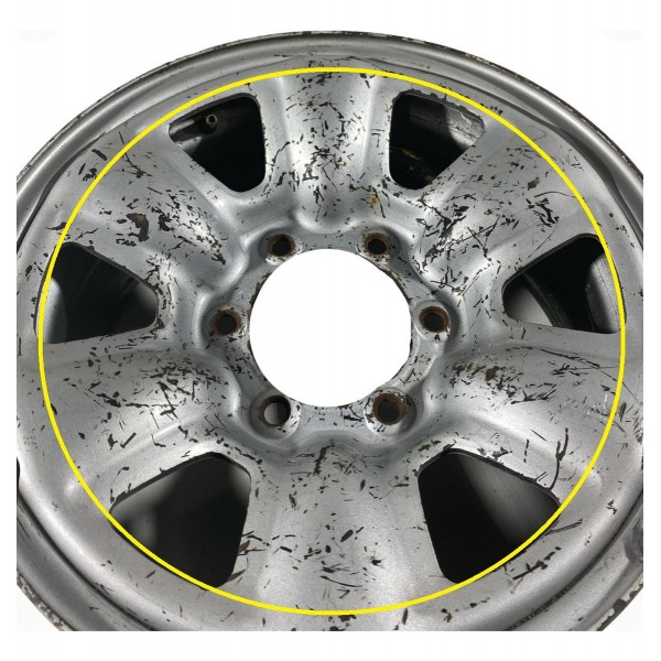 Roda Ferro Aro 16 Furação 6x139mm Toyota Hilux 2005 A 2011