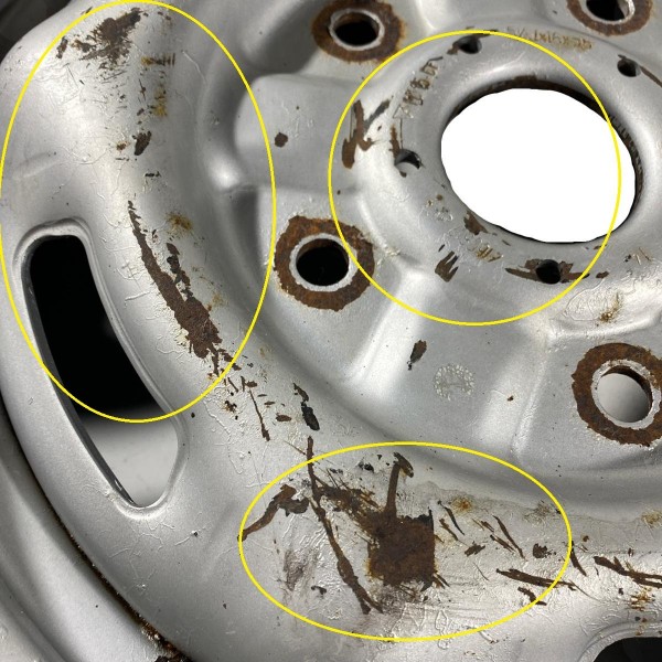 Roda Ferro Aro 16 Ford Transit 2008 A 2012 Furação 5x160mm