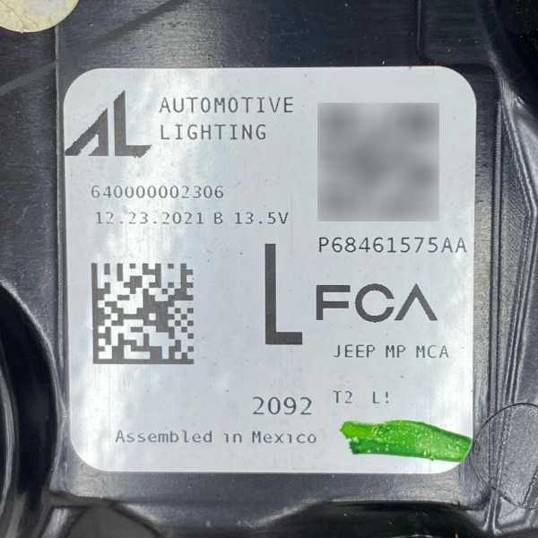 Lanterna Tampa Traseira Ld Esquerdo Jeep Compass 2022 A 2025