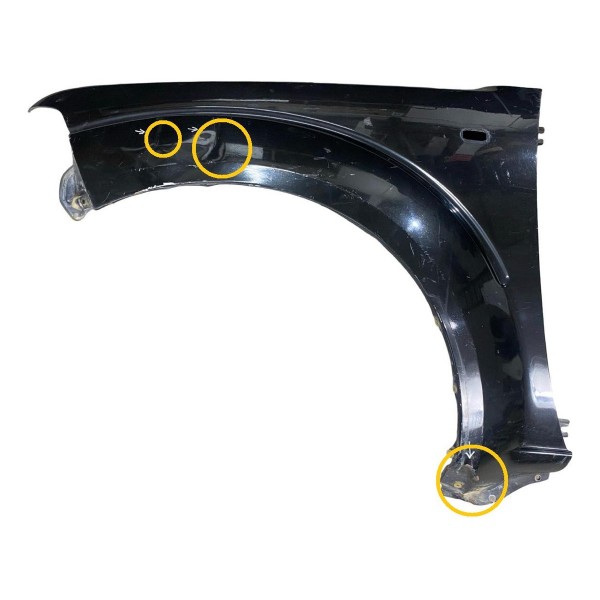 Paralama Preto Lado Esquerdo Nissan Frontier 2008 A 2016