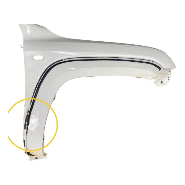 Paralama Branco Lado Direito Amarok 2010 2011 2012 A 2017