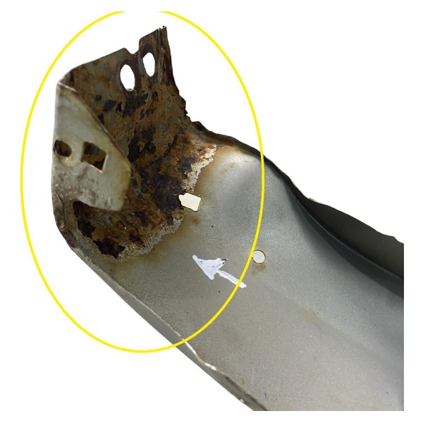 Paralama Lado Esquerdo Hilux 1997 1998 1999 A 2000 Prata
