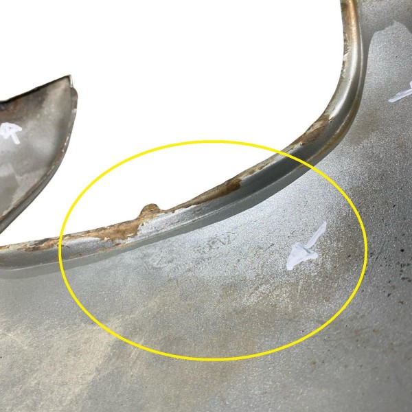 Paralama Lado Esquerdo Hilux 1997 1998 1999 A 2000 Prata