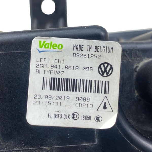 Farol Milha Lado Esquerdo T-cross 2019 2020 A 2023 89251252