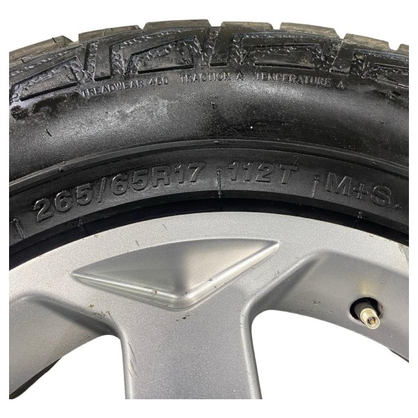 Jogo Roda Aro 17 Prata Mitsubishi Pajero Sport Pneu Xbri