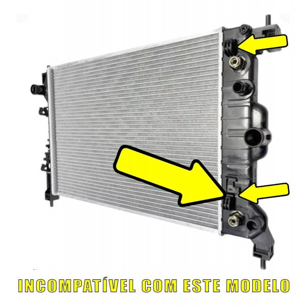 Radiador Água Gm Tracker 1.8 Sonic 1.6 Automático 892160400