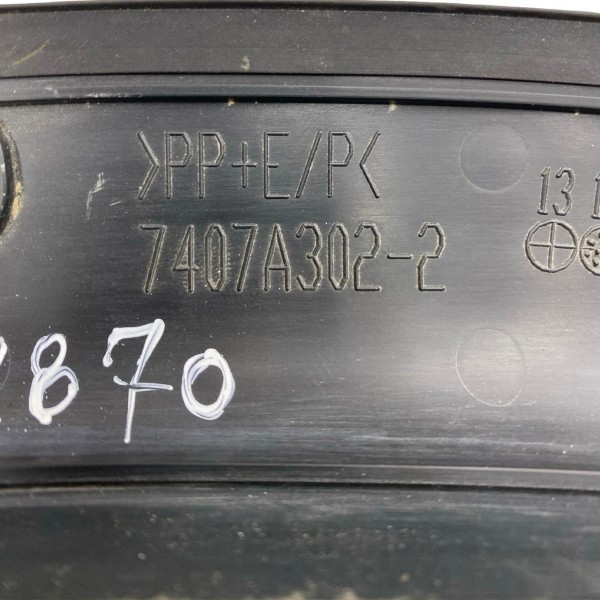 Aplique Paralama Preto Fosco Dian. Direito Outlander 17 A 20