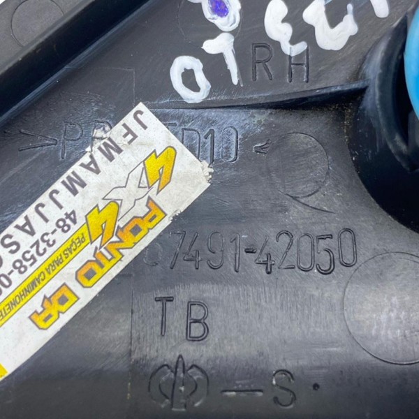 Acabamento Interno Retrovisor Lado Direito Rav4 2007 A 2011