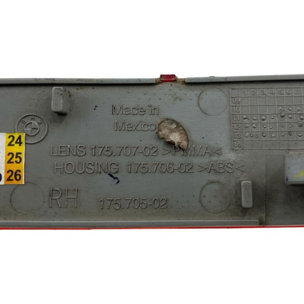 Olho Gato Parachoque Traseiro Ld. Direito Bmw X3 2011 A 2014