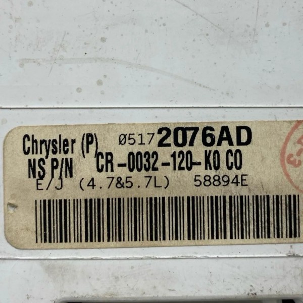 Painel Instrumento Grand Cherokee 5.7 2005 A 2009 05172076ad